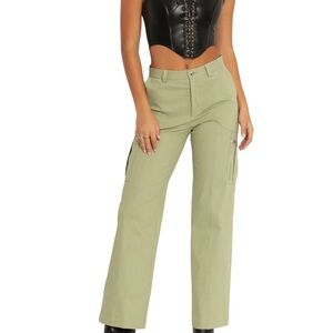 Blackmilk Sage Wide Leg Cargo Pants